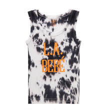 L.A. BEBÉ Tank Top - Cow Print Tie-Dye