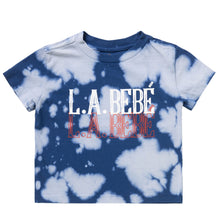 L.A. BEBÉ Custom Blue Tie Dye Tee