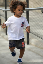 Lil in Los Angeles Tee - Blue & Red Logo