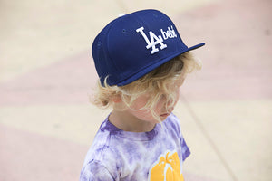 New Era x Lil in Los Angeles - L.A. Bebé - Fitted Baseball Hat - Royal Blue
