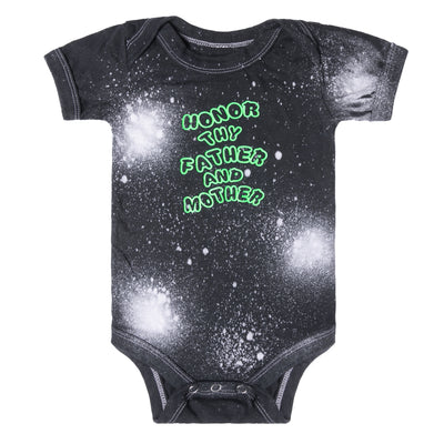 Honor Thy Father and Mother - Onesie - Black