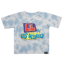Lil in Los Angeles - 90's, Baby - Tee - Baby Blue Tie Dye