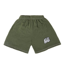 Lil in Los Angeles - "Lil" Paisley Logo Shorts - Olive